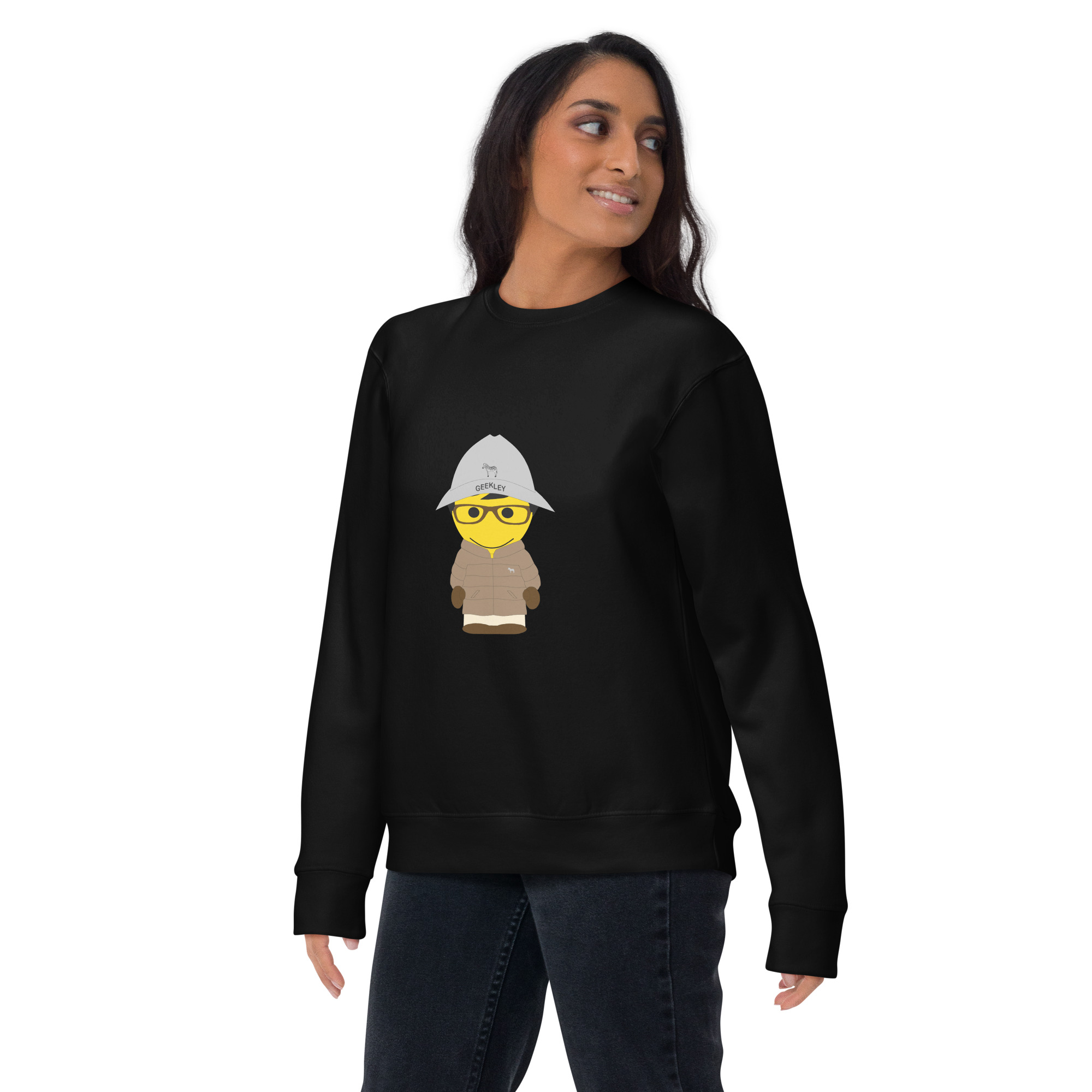 Sweatshirt premium unisexe - anorak camel - Edgar
