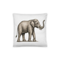 Coussin en coton "Maison GEEKLEY" - elephant