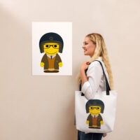 Tote bag - "College" - Dorian - tweed