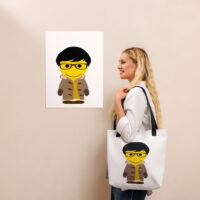 Tote bag - dufflecoat - Benedict-moutarde
