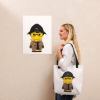 Tote bag - dufflecoat - Edgar-noir