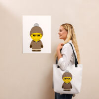 Tote bag - veste forestière camel - Fitzgerald