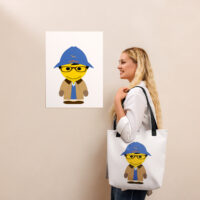 Tote bag - veste huilée sable - Edgar