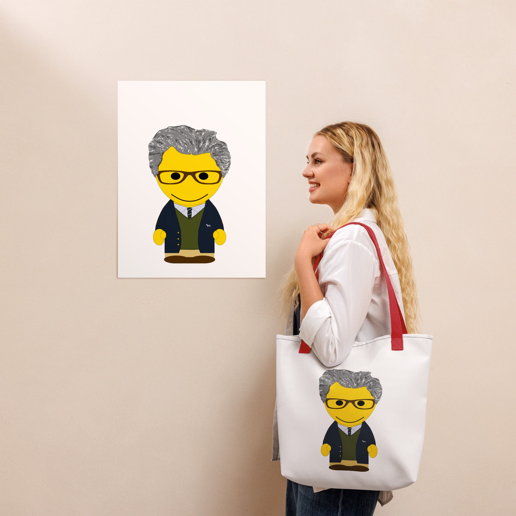 Tote bag - "College" - Alistair – marine