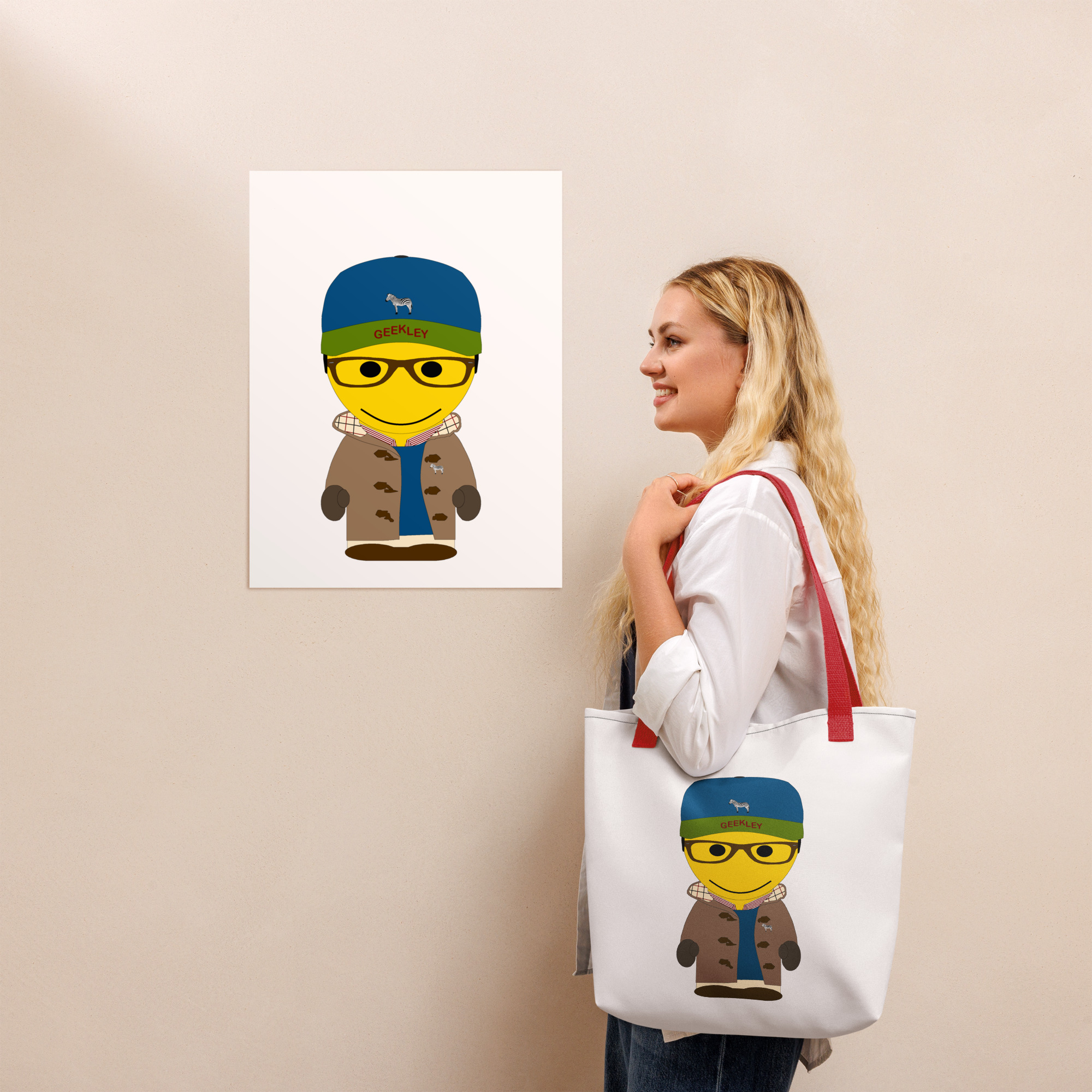 Tote bag - dufflecoat - Charles-gauloise