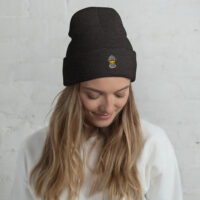 Bonnet à revers - polo laine gris - Edgar