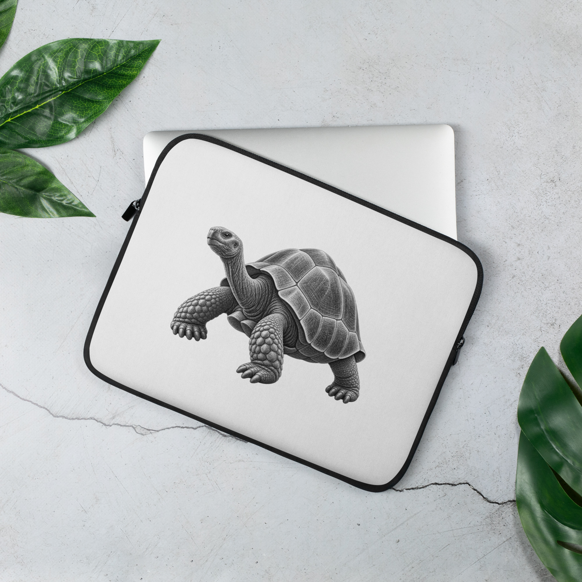 Housse pour ordinateur portable "Maison GEEKLEY" - tortue