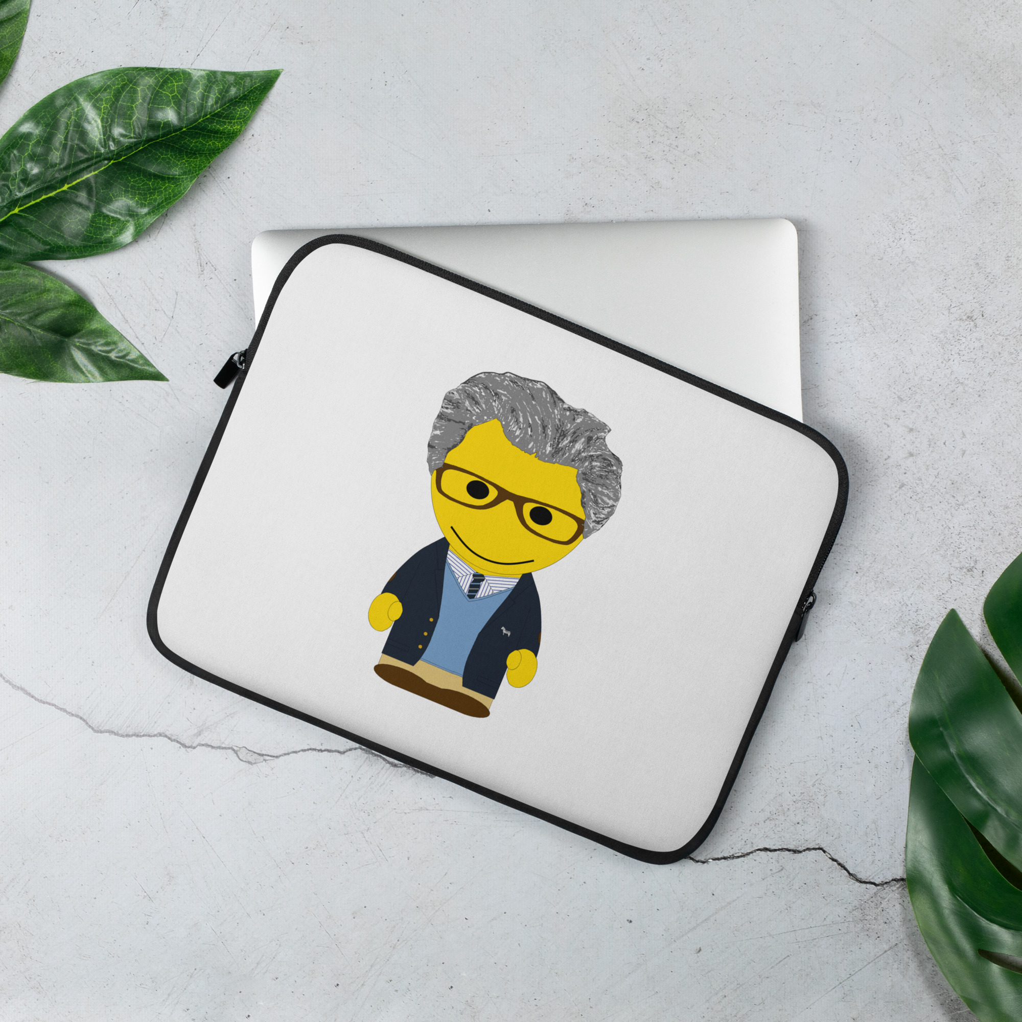 Housse pour ordinateur portable - "College" - Alistair - marine