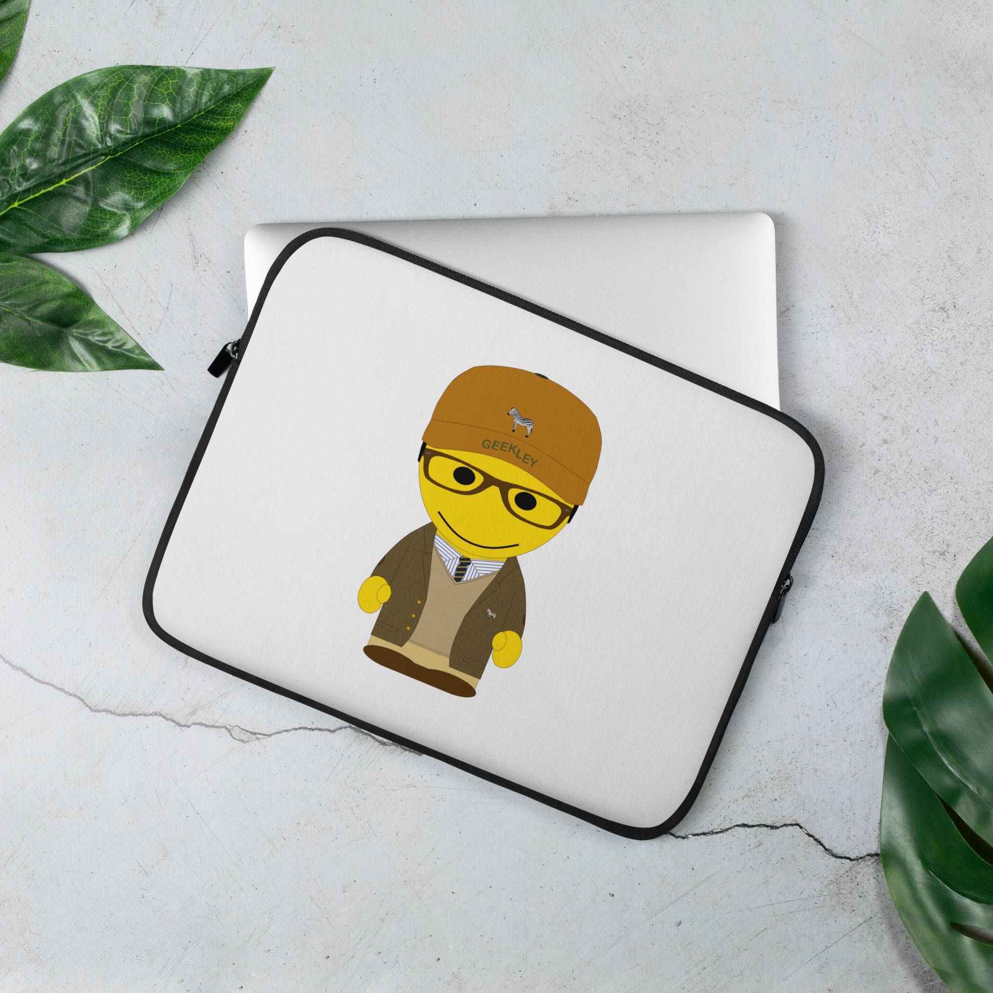 Housse pour ordinateur portable - "College" - Charles - tweed
