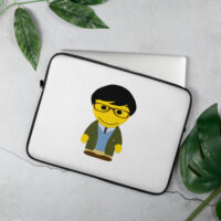Housse pour ordinateur portable - "College" - Benedict - olive