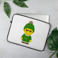 Housse pour ordinateur portable - sweatshirt vert - Fitzgerald