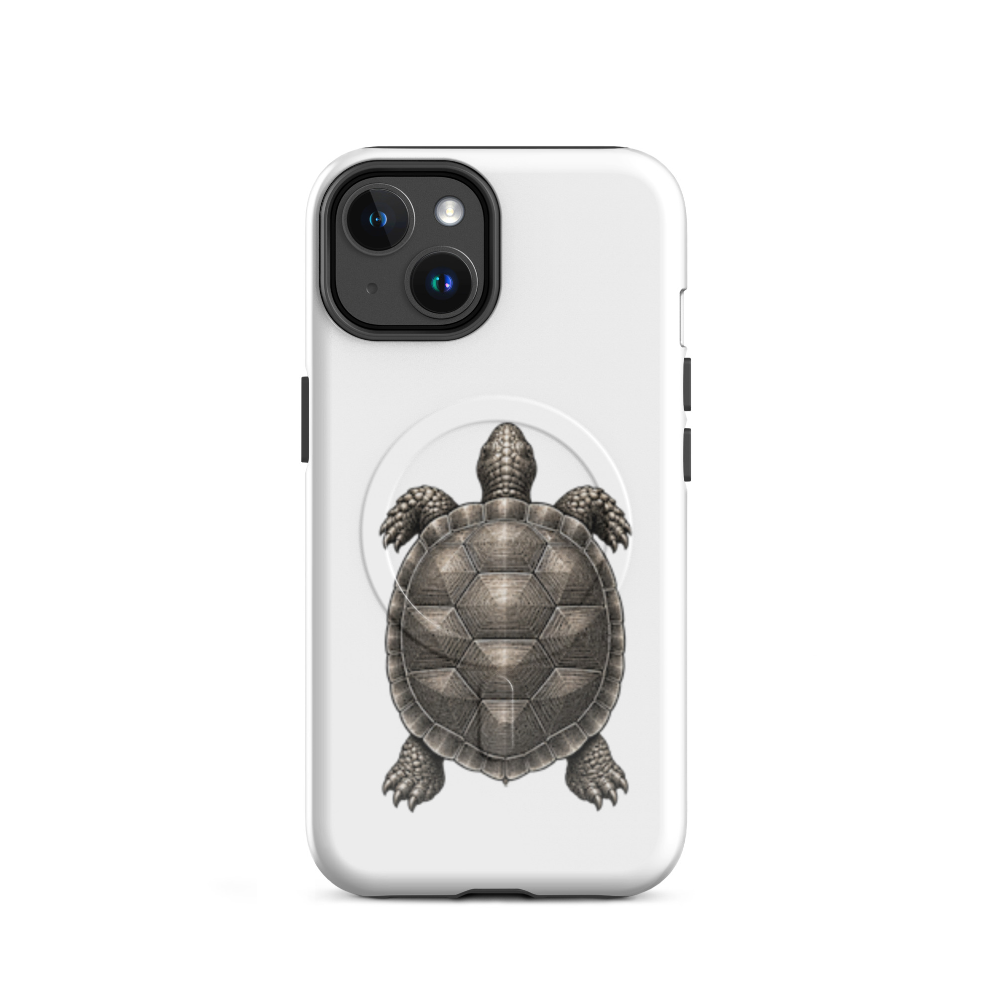 Coque iPhone® (MagSafe®) "Maison GEEKLEY" - tortue
