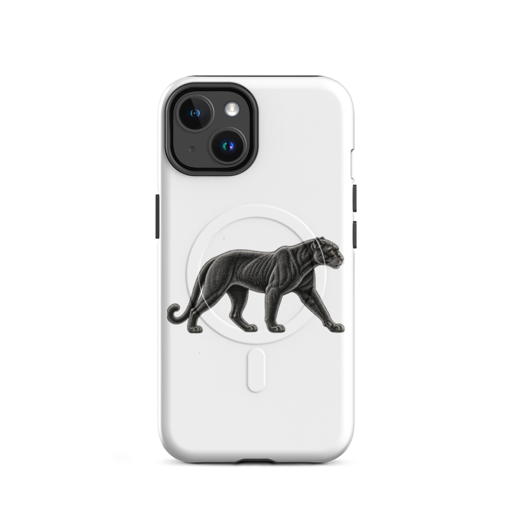 Coque iPhone® (MagSafe®) "Maison GEEKLEY" - panthère