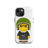 Coque iPhone® (MagSafe®) - pull col rond noir - Dorian