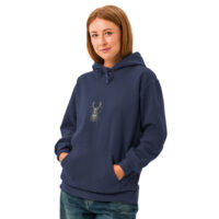 Sweat à capuche teinté unisexe "Maison GEEKLEY" - lucane