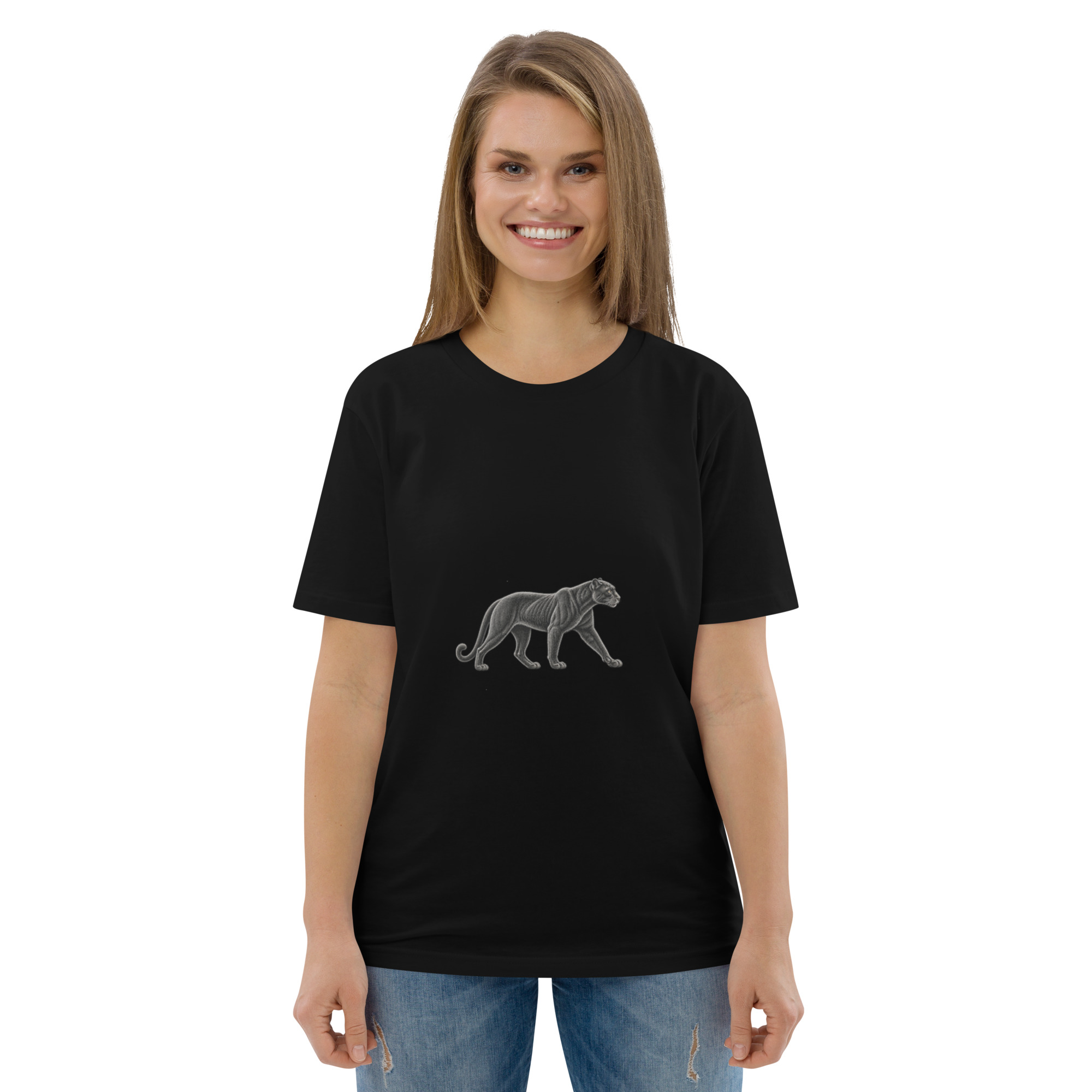 T-shirt coton biologique "MAISON GEEKLEY" - panthère