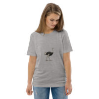 T-shirt coton biologique "MAISON GEEKLEY" - autruche