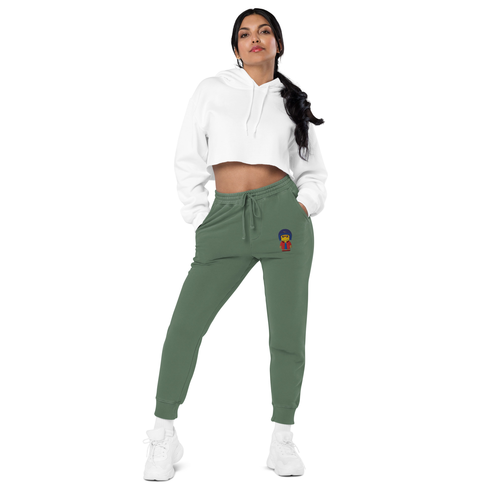Pantalon de sport teint par pigment - veste huilée rouge - Dorian