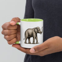 Mug coloré "Maison GEEKLEY" - elephant